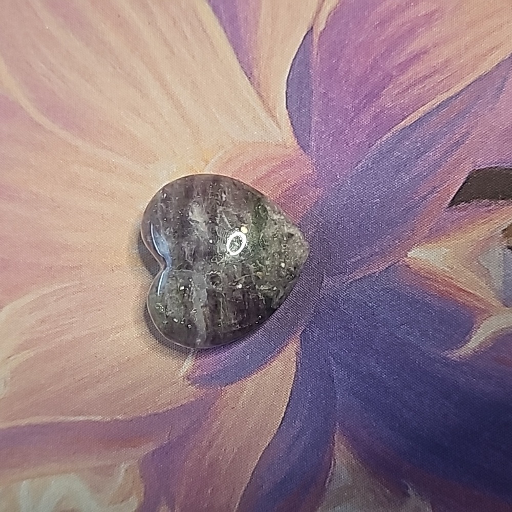 Fluorite heart 1